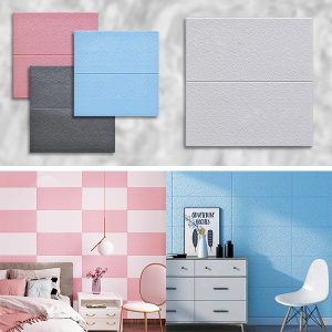 Vandeniui atsparūs lipnūs 3D tapetai (5 vnt.) | FORMWALL