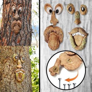 Sodo dekoracijos, Senas besišypsantis vyras | SCULPTURE