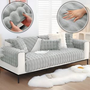 Pliušinis sofos užvalkalas | VELVECO