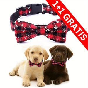 2 x Šventinis antkaklis šunims su snaigėmis | DOGICOLLAR