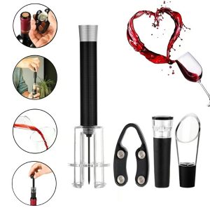 4 viename oro pompos vyno atidarytuvo rinkinys | AIRCORK