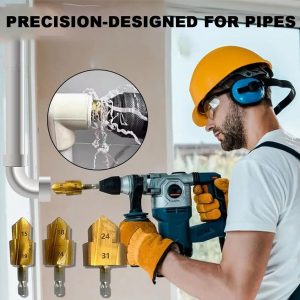 Tvirtas vamzdžių išplėtimo grąžtų rinkinys (3 vnt.) | PIPEDRILL