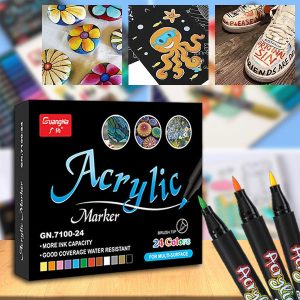 12 dalių akrilinių žymeklių rinkinys | ACRYLICPENS